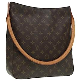 Louis Vuitton-LOUIS VUITTON Monogram Looping GM Shoulder Bag M51145 LV Auth 93133-Monogram