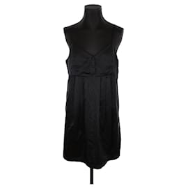 See by Chloé-Silk dress-Black