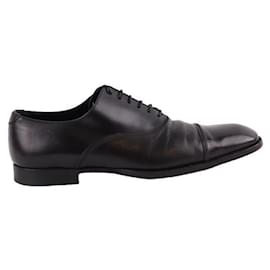 Saint Laurent-Lace-up leather shoes-Black