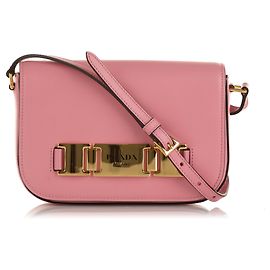 PRADA Sacs à main T. Cuir Rose
