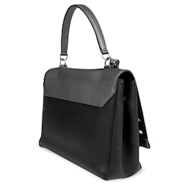 Louis Vuitton-Gray Louis Vuitton Eyelet LockMe II Satchel-Other
