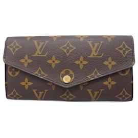 Louis Vuitton-Louis Vuitton Long Wallet Monogram Portefeuille Sarah M60531-Brown