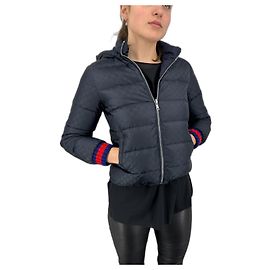 Parka reversible Gucci Roja Azul marino Monograma