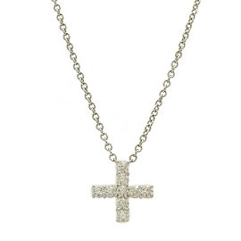 Harry Winston Symbole Kreuz Anhänger Halskette Andere