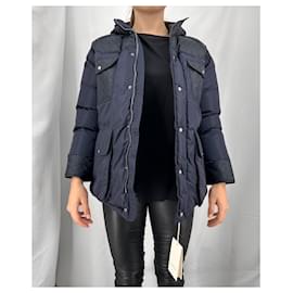 Gucci-Quilted Gucci parka-Red,Navy blue