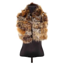 Michael Kors Cachecol de pele Marrom