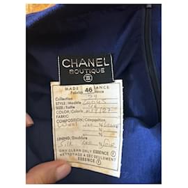 Chanel-Vintage Chanel skirt-Blue