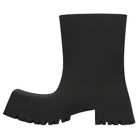 Balenciaga Trooper Rubber Boot Black Black