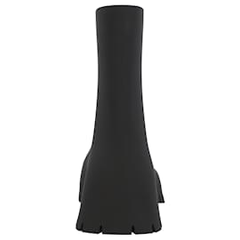 Balenciaga-Balenciaga Trooper Rubber Boot Black-Black