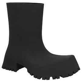 Balenciaga Trooper Rubber Boot Black Black