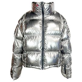 Jaqueta acolchoada Perfect Moment Nevada em nylon prateado Prata Metálico