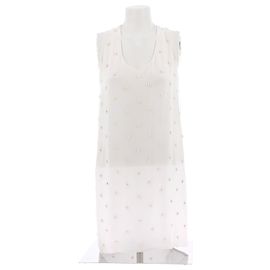 Stella Mc Cartney Vestido Stella McCartney T.IT 40 de seda Blanco