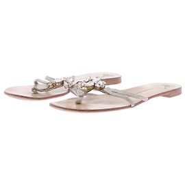 Giuseppe Zanotti Sandalen T.EU 39 Leder Beige