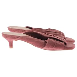 Autre Marque-Flattered mules & clogs T.EU 37 Suede-Brown