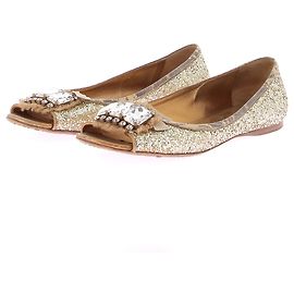 Miu Miu bailarinas T.EU 40.5 Cuero Beige