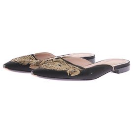 ALBERTA FERRETTI  Mules & clogs T.EU 39 Cloth Black