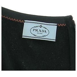 Prada Kleid T.IT 44 Viskose Schwarz