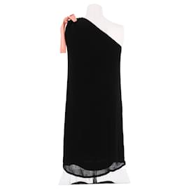 Fendi-Robe Fendi T.IT 40 Soie-Noir
