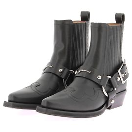 Ganni Stiefeletten T.EU 37 Leder Schwarz