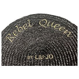 Autre Marque Black Straw Handbag Black