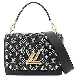 Louis Vuitton-Louis Vuitton Since 1854 Twist MM 2way Hand Shoulder Bag-Black,White