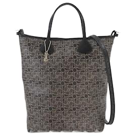 Céline-CELINE Sulky 2-way Tote Shoulder Bag-Black