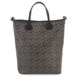 Céline-CELINE Sulky 2-way Tote Shoulder Bag-Black