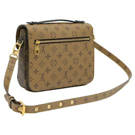 Louis Vuitton-Louis Vuitton Monogram Reverse Pochette Metis MM Shoulder Bag-Monogram