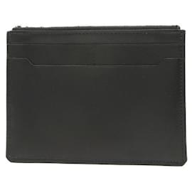Hermès-Hermes City Zip Wallet/Coin Case-Black,Navy blue