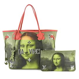 Louis Vuitton-Louis Vuitton Masters Mona Lisa Neverfull MM Tote Bag-Multiple colors,Orange