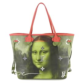 Louis Vuitton-Louis Vuitton Masters Mona Lisa Neverfull MM Tote Bag-Multiple colors,Orange