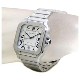 Cartier-Cartier Santos de Cartier LM WSSA0009 Stainless Steel Men's Watch-Other
