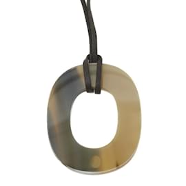 Hermès Collana Pendente Hermes Ism Marrone Beige