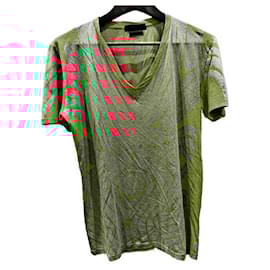 Alexander Mcqueen-Authentic Alexander McQueen Archive Abstract Skull Low Cut Tee-Multiple colors