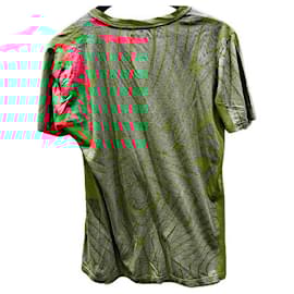 Alexander Mcqueen-Authentic Alexander McQueen Archive Abstract Skull Low Cut Tee-Multiple colors