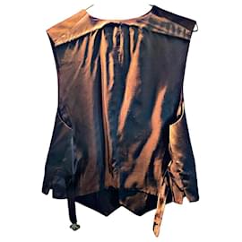 Alexander Mcqueen-Authentic Alexander McQueen Archive Early Collection Black Wool Vest-Black