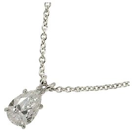 Harry Winston Halskette mit birnenförmigem Diamanten Andere