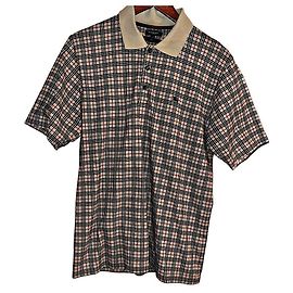 Authentic Burberry London Vintage Nova Check Polo Beige