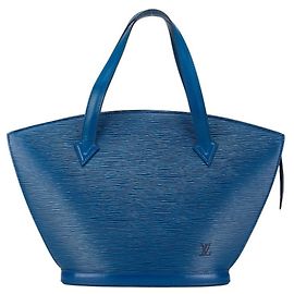 Borsa tote Epi Saint Jacques Louis Vuitton Blu