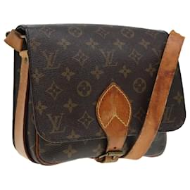 Louis Vuitton-LOUIS VUITTON Monogram Cartouchiere MM Shoulder Bag M51253 LV Auth 93953-Monogram