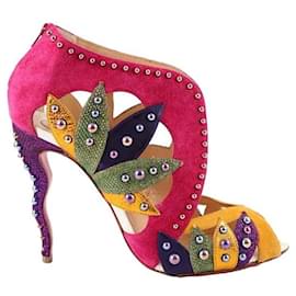 Christian Louboutin-Leather heels-Multiple colors