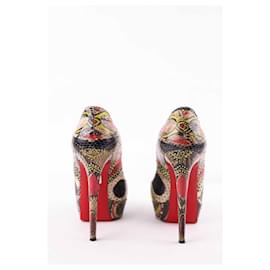 Christian Louboutin-Talons en cuir-Multicolore
