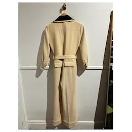 Gucci-GUCCI Jumpsuits T.International XS Wool-Beige