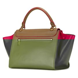 Céline-Celine Trapeze Small Handbag-Pink,Beige