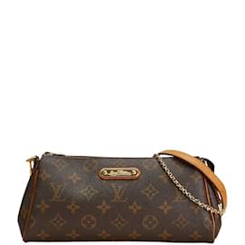 Louis Vuitton-Louis Vuitton Monogram Eva Chain Shoulder Bag-Brown