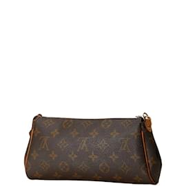 Louis Vuitton-Louis Vuitton Monogram Eva Chain Shoulder Bag-Brown