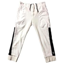 Alexander Mcqueen-Authentic Alexander McQueen Skull Embroidered Jogger Pants-Black,White