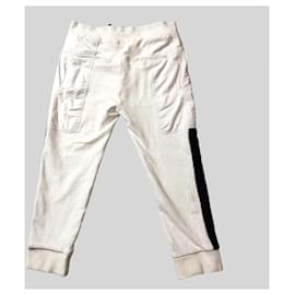 Alexander Mcqueen-Authentic Alexander McQueen Skull Embroidered Jogger Pants-Black,White