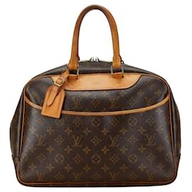 Louis Vuitton-Louis Vuitton Monogram Deauville Handbag-Brown
