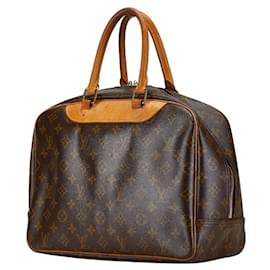 Louis Vuitton-Louis Vuitton Monogram Deauville Handbag-Brown